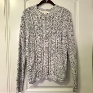 H&M white sweater